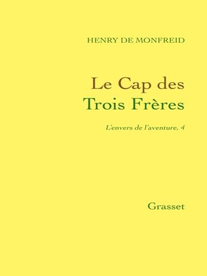 cover image of Le Cap des Trois Frères
